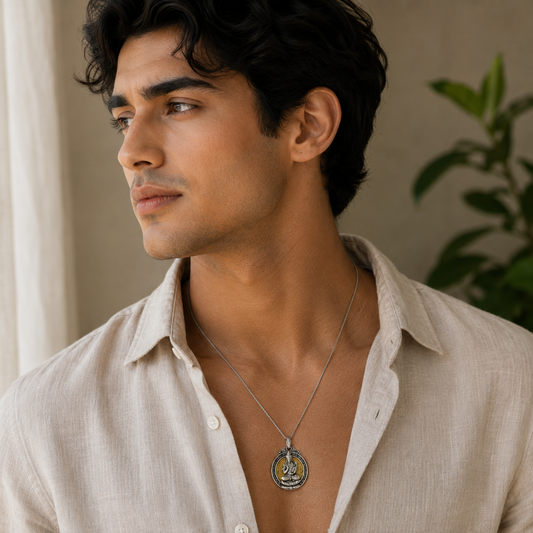 Sacred Buddha Medallion Pendant