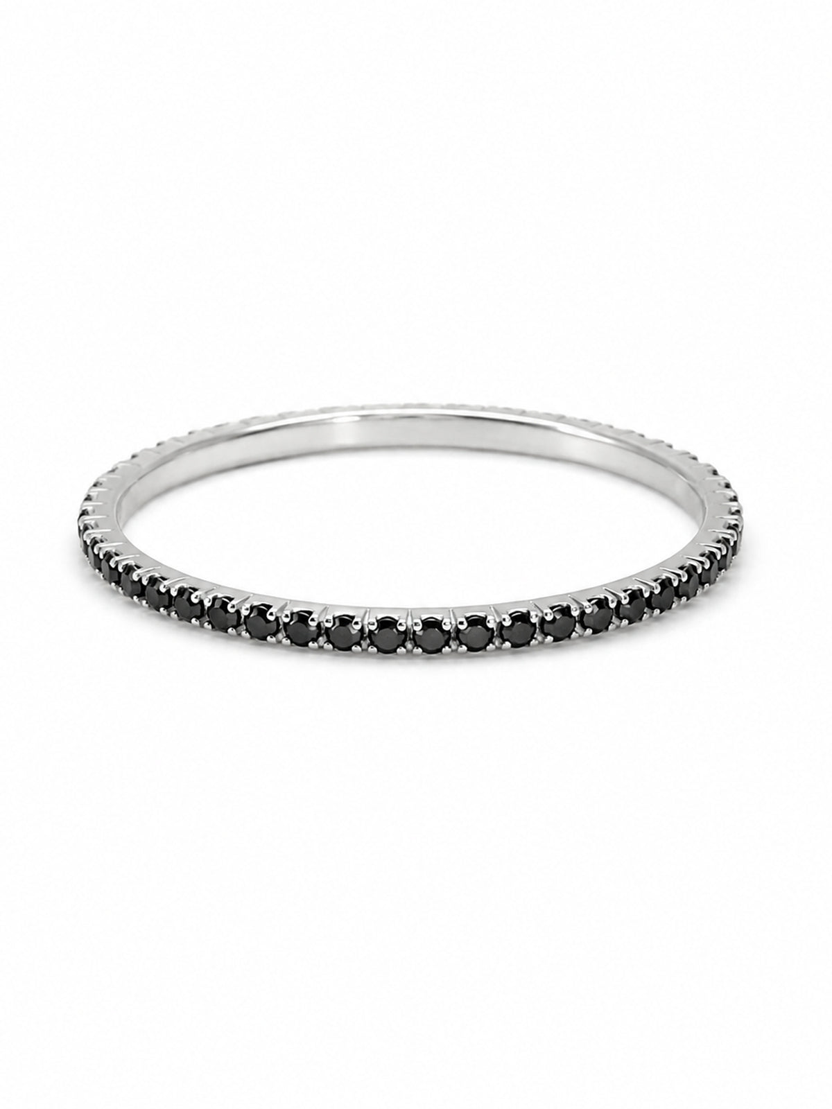 Black Crystal Tennis Bracelet - | Harsh Jewellers