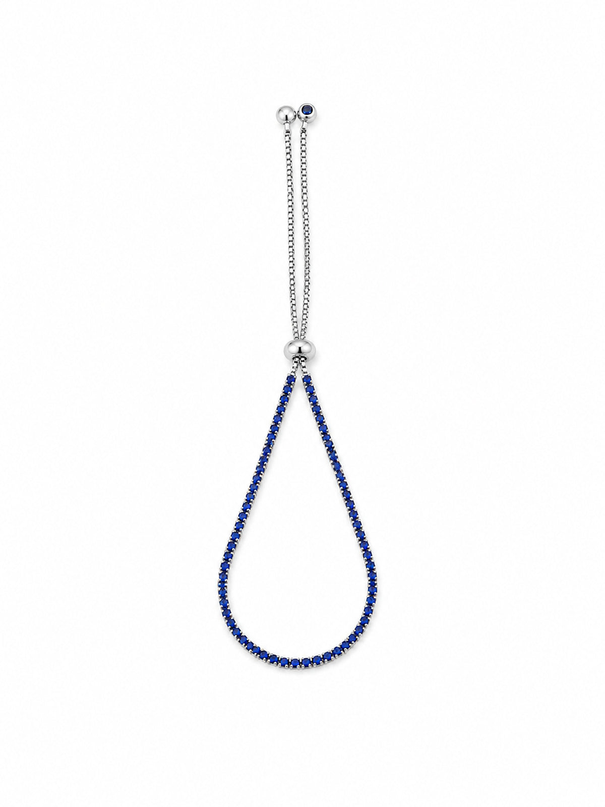 Blue Sapphire Tennis Bracelet - | Harsh Jewellers