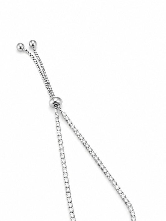 Crystal Tennis Slider Bracelet - | Harsh Jewellers