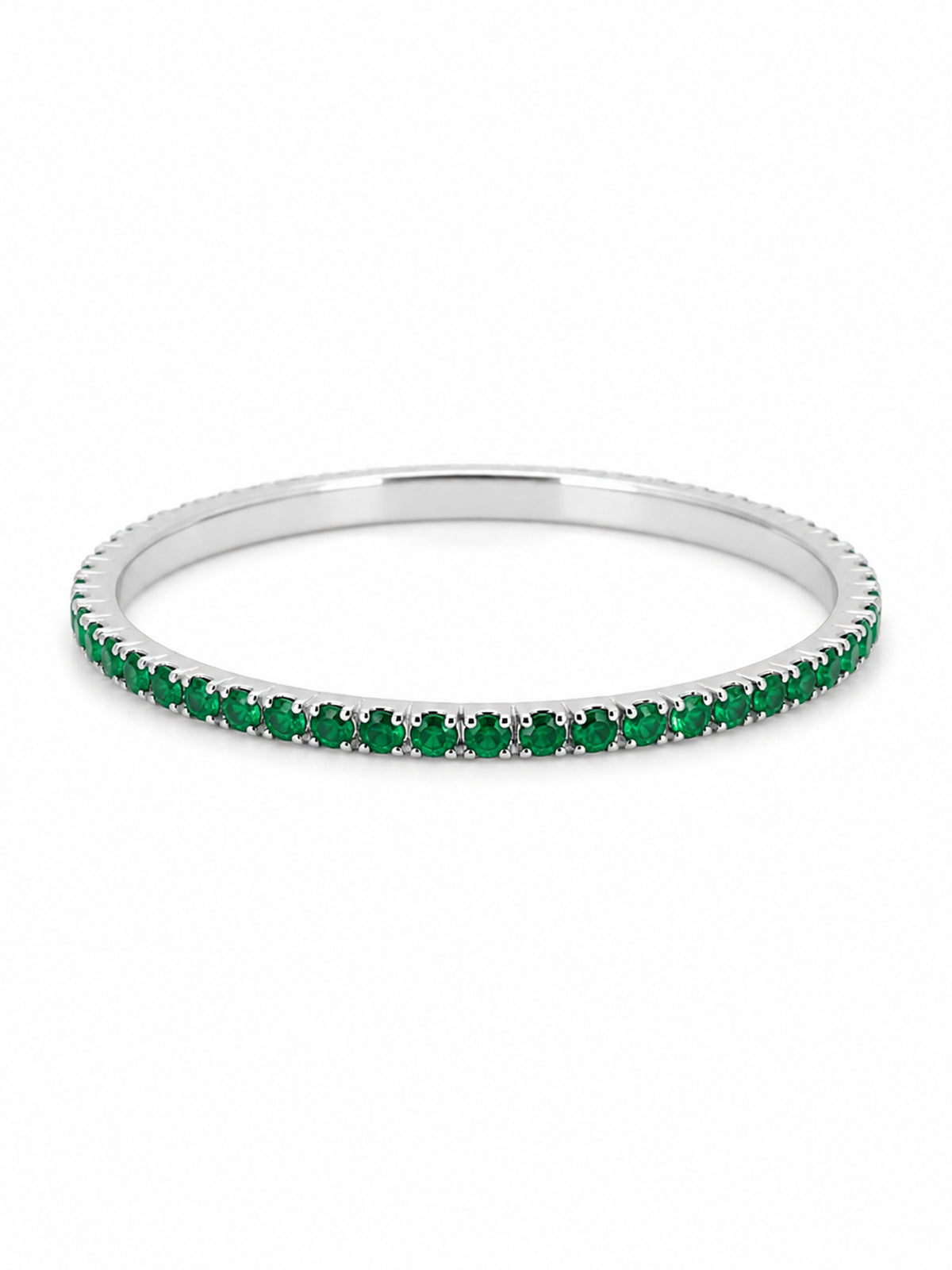 Green Crystal Tennis Bracelet - | Harsh Jewellers