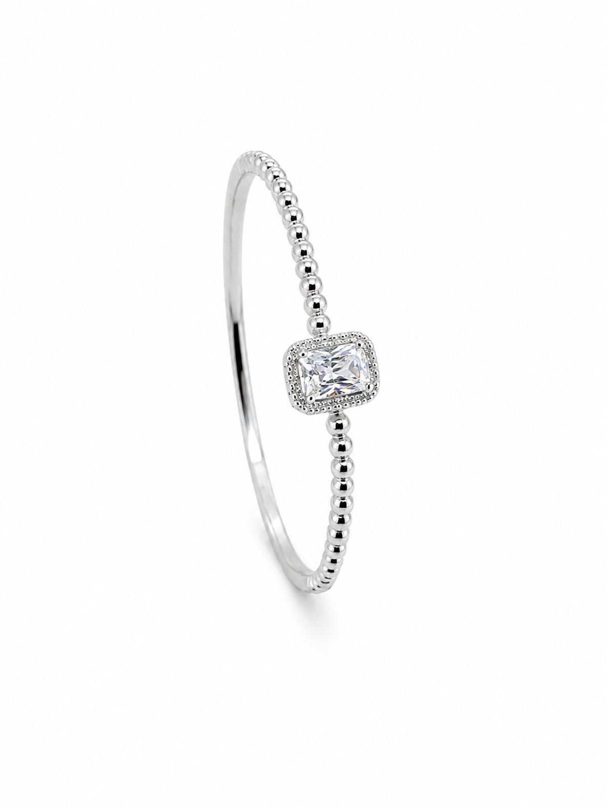 Silver Beaded Kadda Bracelet - sterling silver | Harsh Jewellers