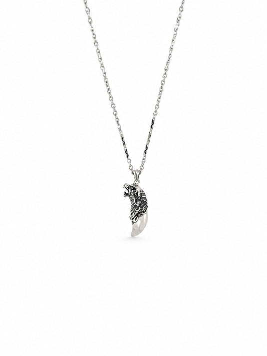 Wolf Fang Pendant - 925 Sterling Silver | Harsh Jewellers