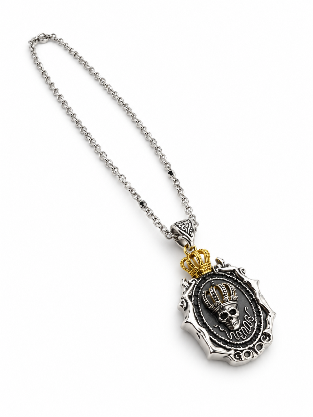 Royal Crown Skull Pendant