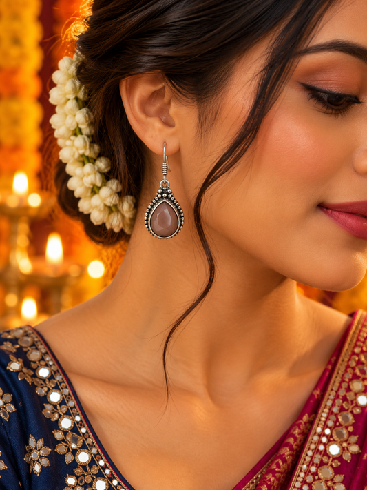 Mocha Teardrop Earrings
