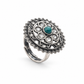 Oxidised Turquoise Ring