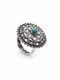 Oxidised Turquoise Ring
