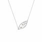 Blooming Elegance Floral Chain Pendant - 925 Sterling Silver | Harsh Jewellers