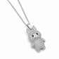 Bunny Sparkle Chain Pendant - 925 Sterling Silver | Harsh Jewellers