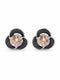 Champagne Trefoil Studs - 925 Sterling Silver | Harsh Jewellers