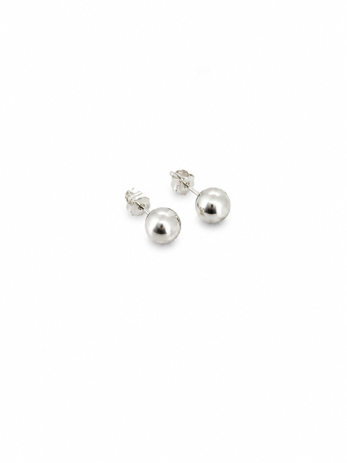 Classic Silver Ball Stud Earrings - sterling silver | Harsh Jewellers