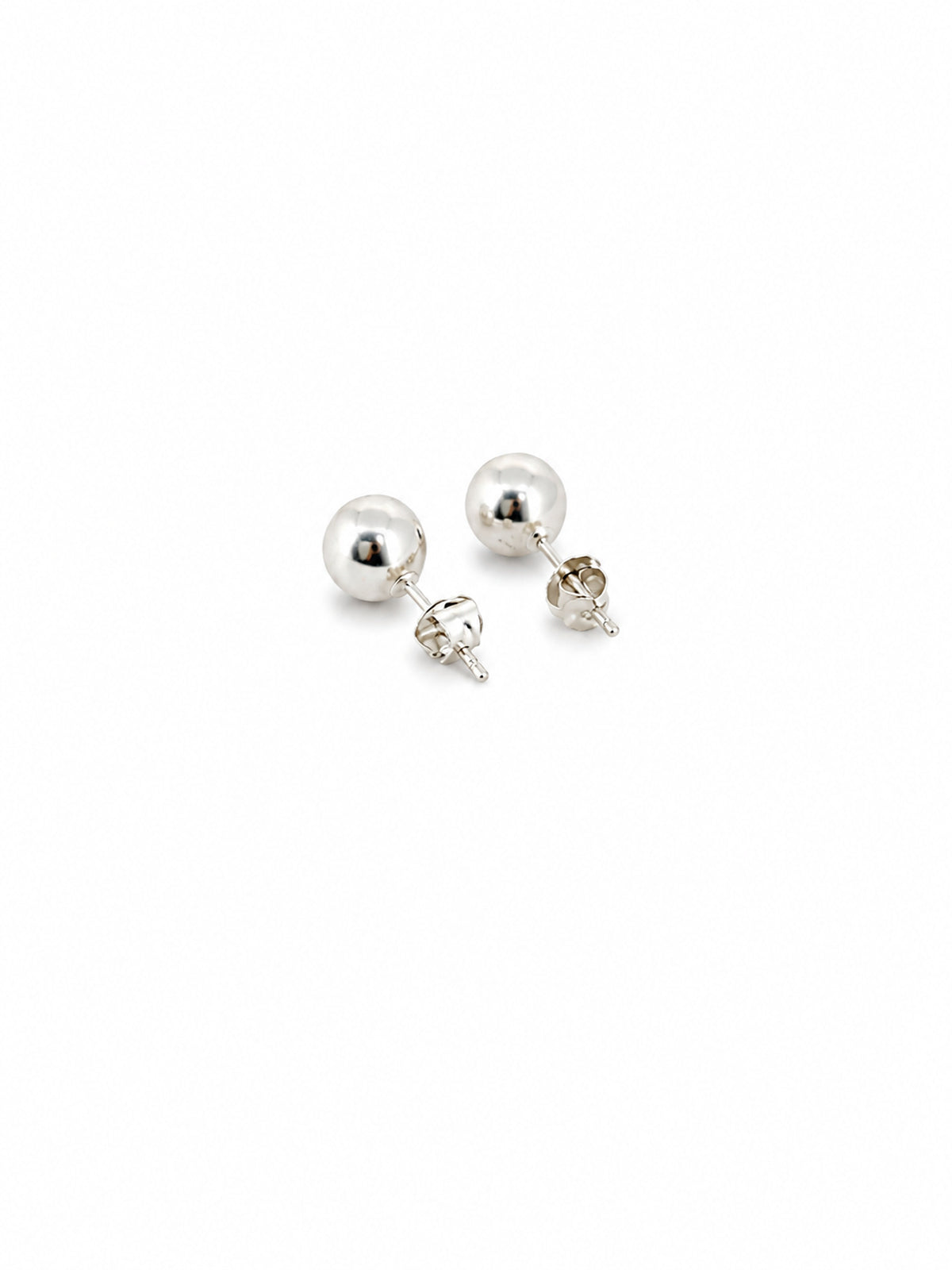 Classic Silver Ball Stud Earrings - sterling silver | Harsh Jewellers