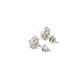 Classic Square CZ Stud Earrings - sterling silver | Harsh Jewellers