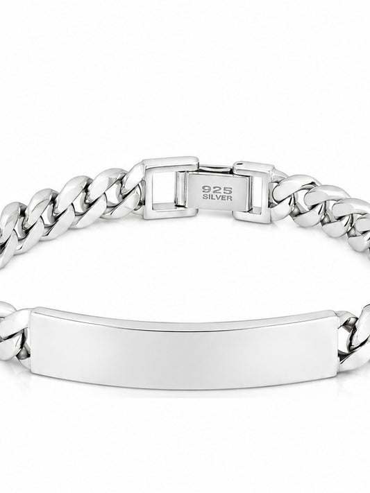 Curb Chain Bracelet - 925 Sterling Silver | Harsh Jewellers