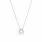 Double Circle Chain Pendant - 925 Sterling Silver | Harsh Jewellers