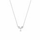 Elegant Leaf Drop Chain Pendant - 925 Sterling Silver | Harsh Jewellers