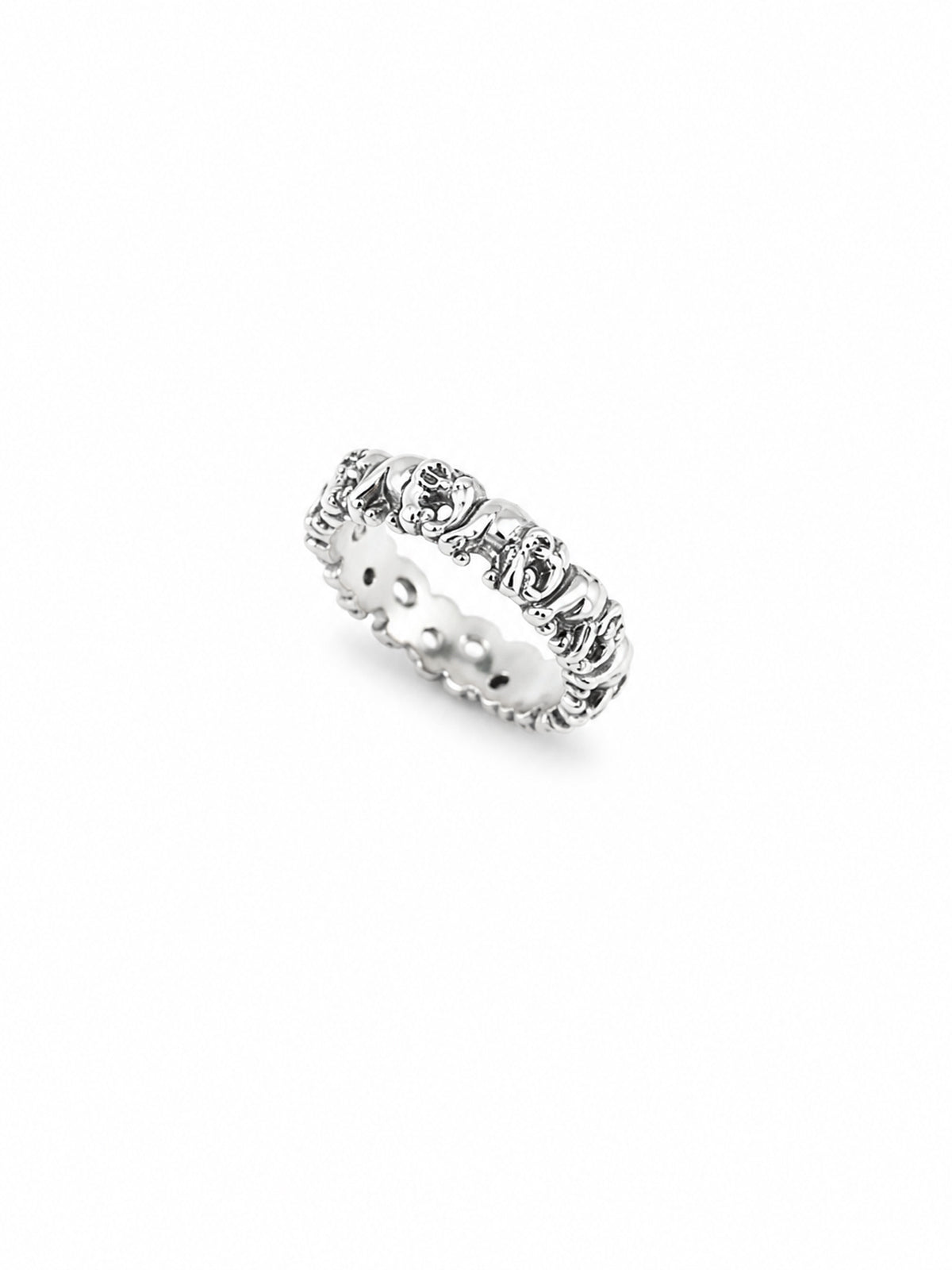 Elephant Link Eternity Band | Harsh Jewellers