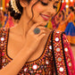 Model wearing Emerald Petal Ring in 925 sterling silver | Harsh Jewellers
