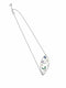 Enchanted Floral Garden Chain Pendant - 925 Sterling Silver | Harsh Jewellers