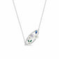 Enchanted Floral Garden Chain Pendant - 925 Sterling Silver | Harsh Jewellers