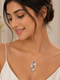 Enchanted Floral Garden Chain Pendant - 925 Sterling Silver | Harsh Jewellers