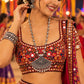 Model wearing Fanfare Statement Necklace in 925 sterling silver | Harsh Jewellers
