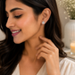 Floral Cluster Stud Earrings - sterling silver | Harsh Jewellers