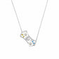 Floral Garden Enamel Chain Pendant - 925 Sterling Silver | Harsh Jewellers