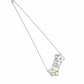 Floral Garden Enamel Chain Pendant - 925 Sterling Silver | Harsh Jewellers