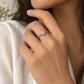 Floral Halo Solitaire Adjustable Ring - One Size | Harsh Jewellers