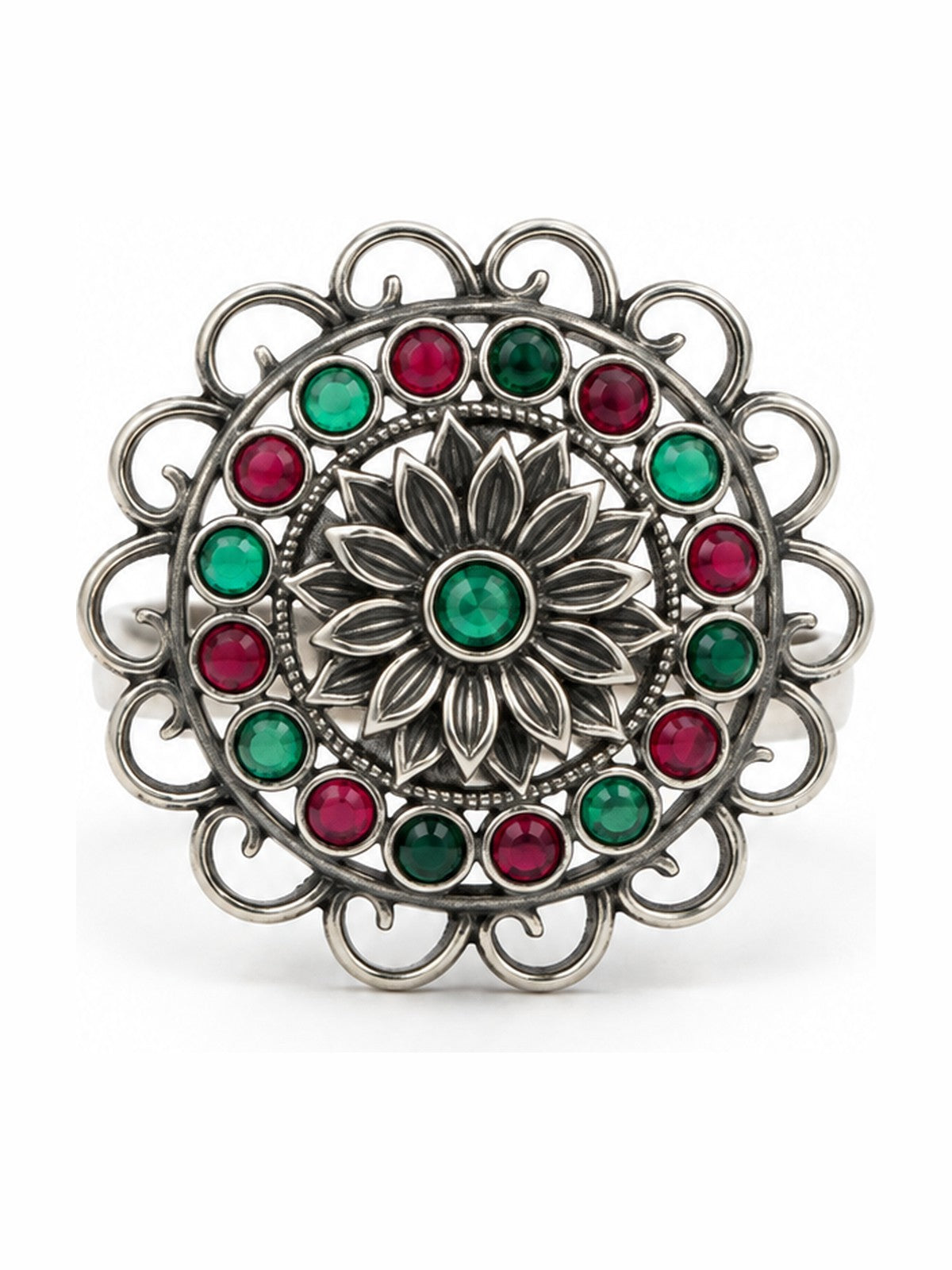 Garden Jewel Ring - 925 Sterling Silver | Harsh Jewellers