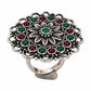 Garden Jewel Ring - 925 Sterling Silver | Harsh Jewellers