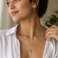 Golden Feather Pendant - 925 Sterling Silver | Harsh Jewellers
