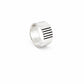 Grooved Bar Wide Band Ring | Harsh Jewellers