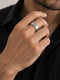 Grooved Bar Wide Band Ring - UK 6 | Harsh Jewellers