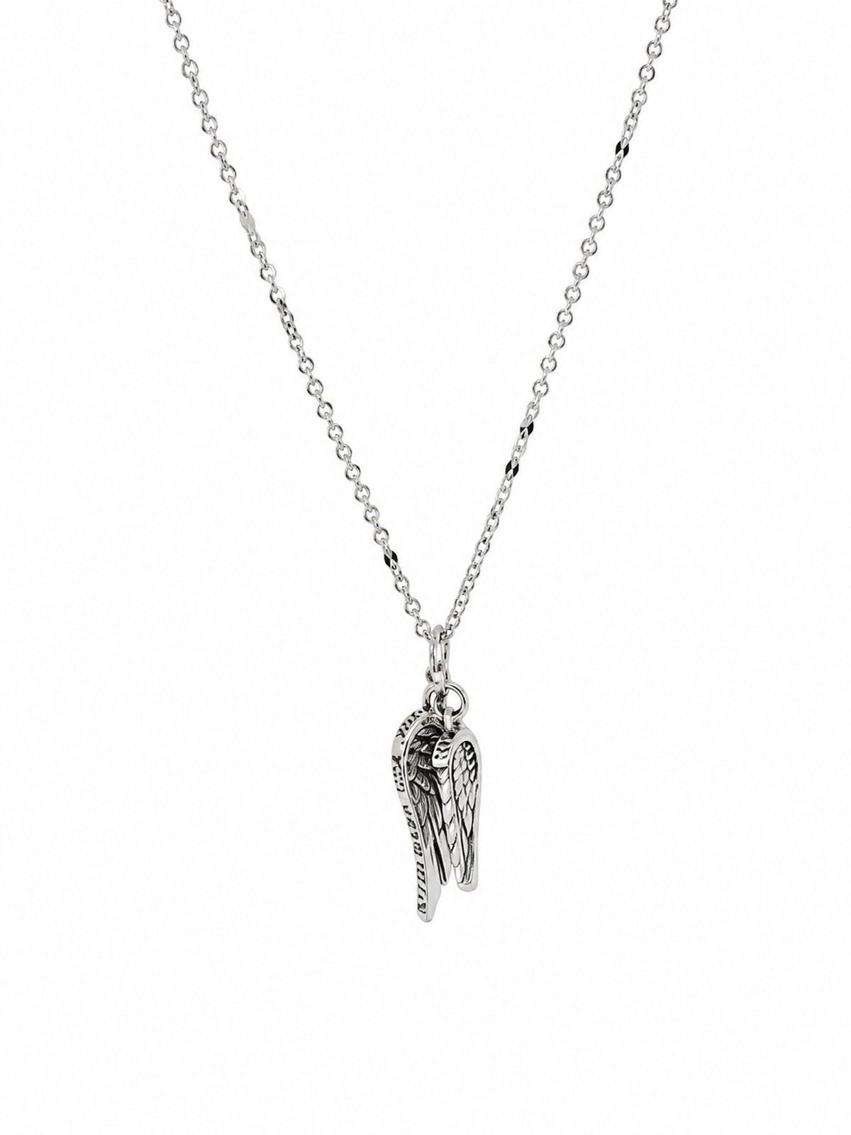 Guardian Angel Wings Pendant - 925 Sterling Silver | Harsh Jewellers