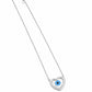 Heartfelt Evil Eye Chain Pendant - 925 Sterling Silver | Harsh Jewellers