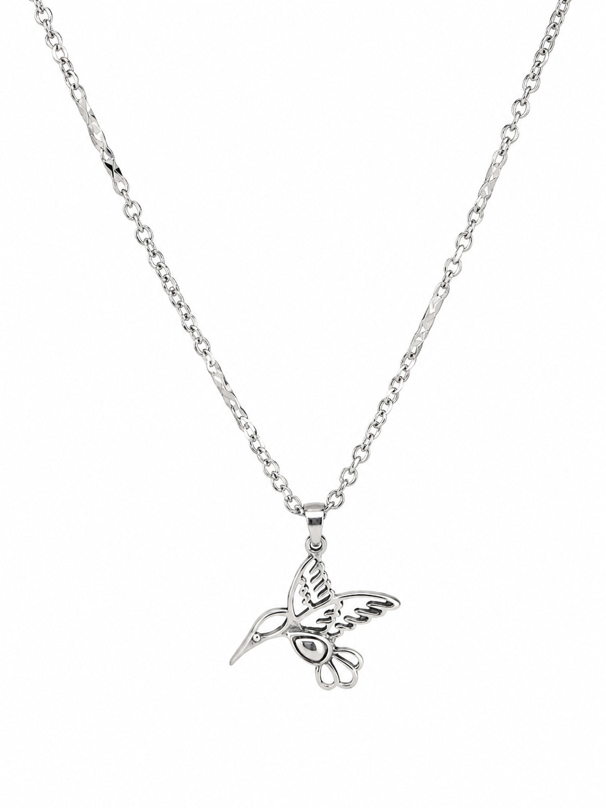 Hummingbird Pendant - 925 Sterling Silver | Harsh Jewellers