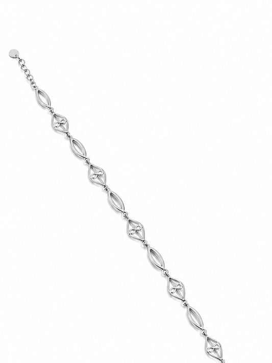 Infinity Link Silver Bracelet -  | Harsh Jewellers