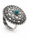 Mandala Bloom Cocktail Ring - 925 Sterling Silver | Harsh Jewellers