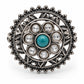 Mandala Bloom Cocktail Ring - 925 Sterling Silver | Harsh Jewellers