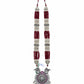 Mayura Rosette Beaded Necklace - 925 Sterling Silver | Harsh Jewellers