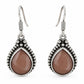 Mocha Teardrop Earrings - 925 Sterling Silver | Harsh Jewellers