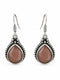 Mocha Teardrop Earrings - 925 Sterling Silver | Harsh Jewellers