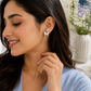 Mother of Pearl Butterfly Stud Earrings - sterling silver | Harsh Jewellers