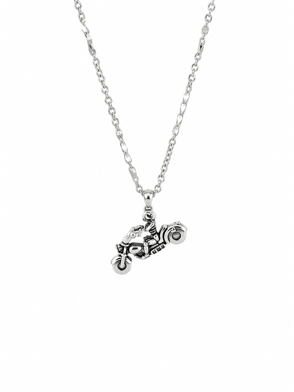 Motorcycle Pendant - 925 Sterling Silver | Harsh Jewellers