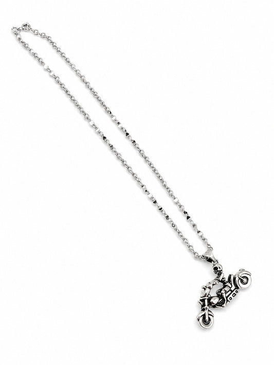 Motorcycle Pendant - 925 Sterling Silver | Harsh Jewellers