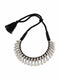 Noir Bead Drop Choker - 925 Sterling Silver | Harsh Jewellers