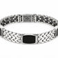 Onyx Link Bracelet - 925 Sterling Silver | Harsh Jewellers