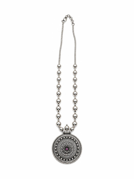Orbit Mandala Necklace - 925 Sterling Silver | Harsh Jewellers